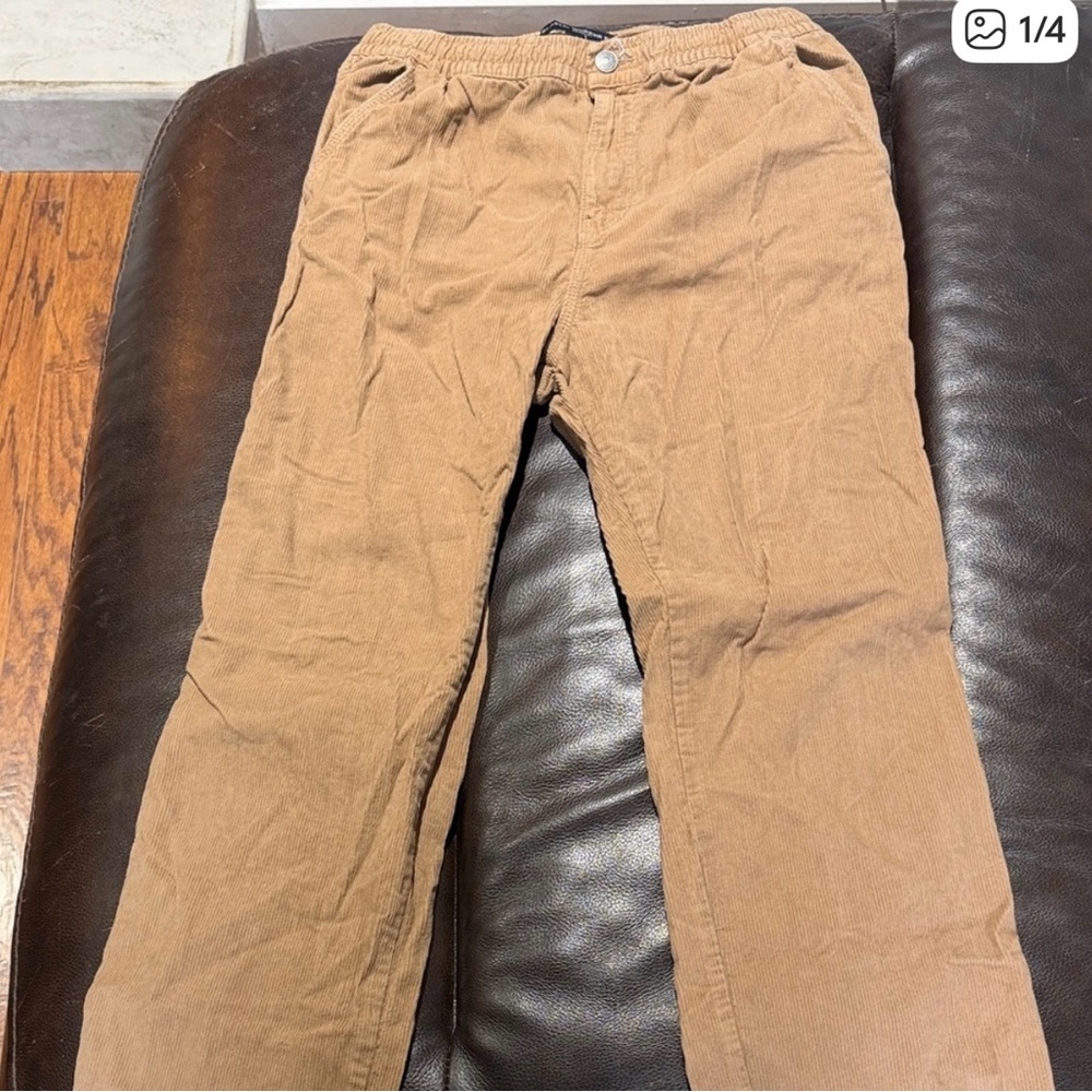 Cotton On Mens Brown Corduroy Pants